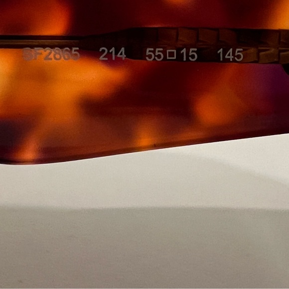 New Ladies Ferragamo eyeglasses style SF 2865 in Tort size 55 - Picture 6 of 8